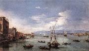 GUARDI, Francesco The Lagoon from the Fondamenta Nuove serg oil painting artist